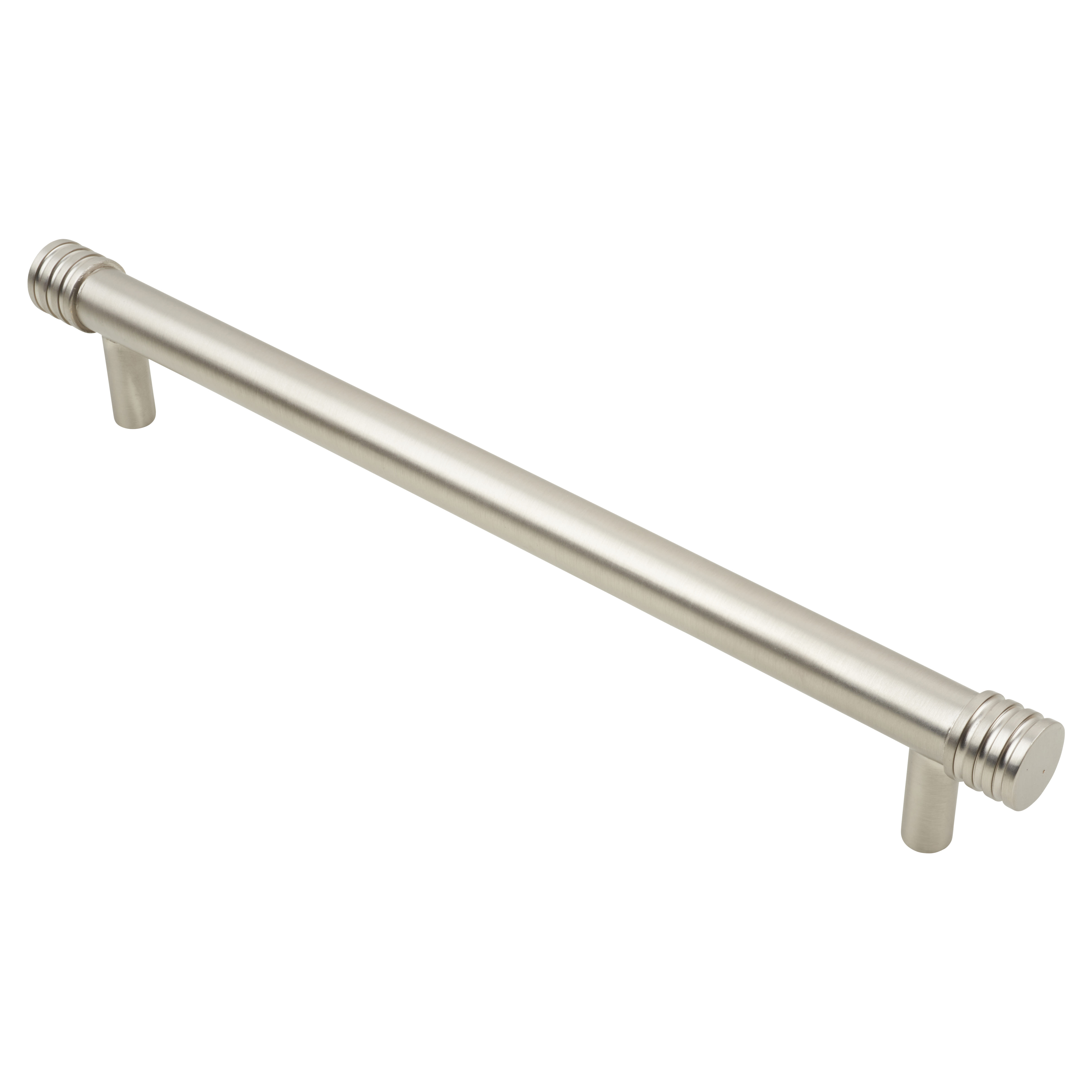 Hoxton Sturt 15mm T-Bar Cabinet Pull Handle - 224mm Centres - Satin Nickel