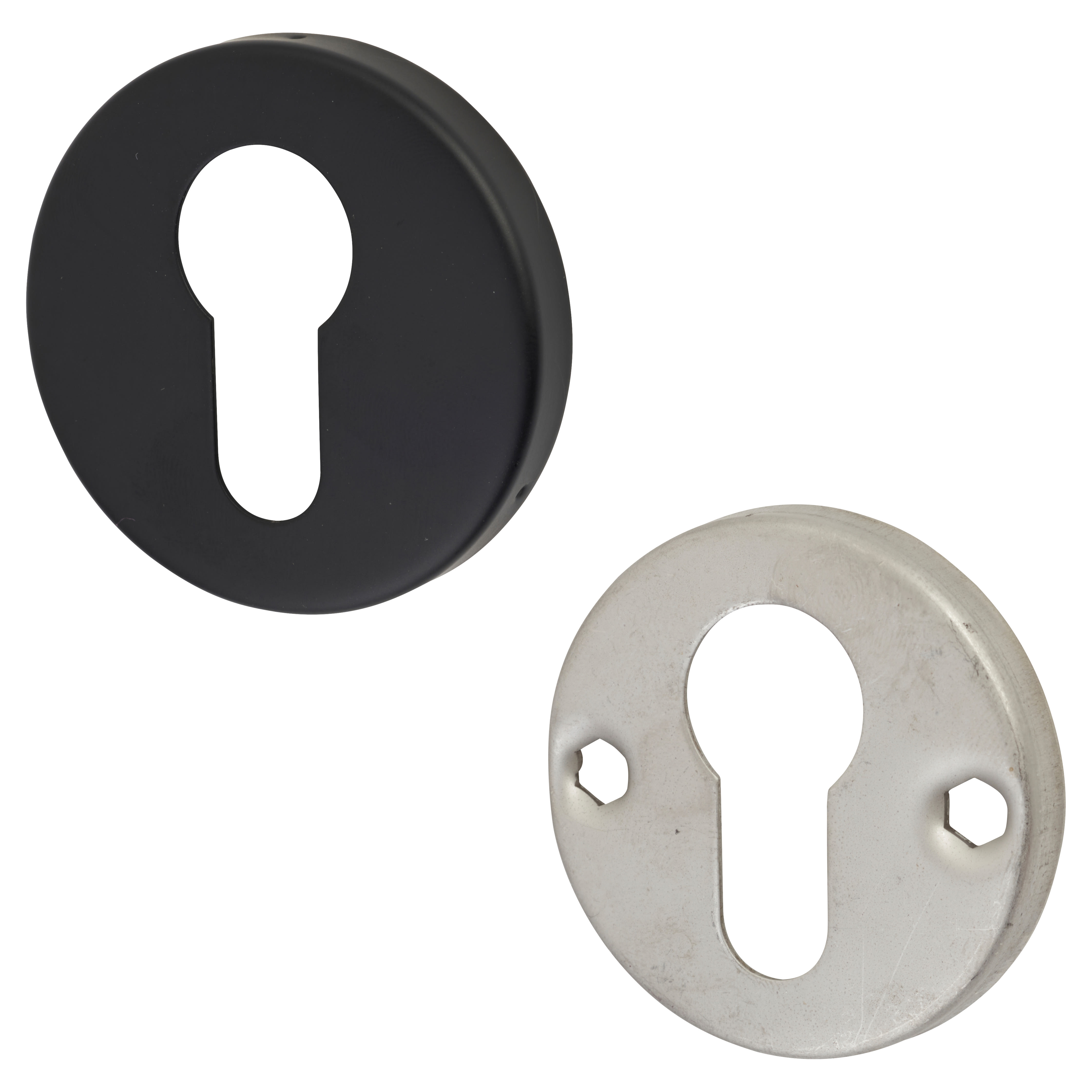 Escutcheon - 52mm Diameter - Euro - Matt Black