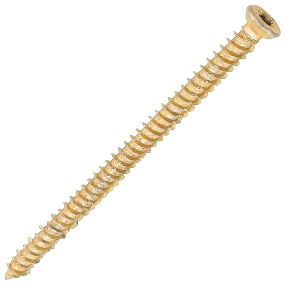 Concrete Screw - Countersunk - Yellow Zinc - 7.5 x 110mm - Pack of 100
