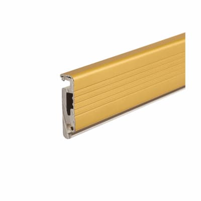 Cyclone Seal - 1000mm Length - CBG Trim Seal - Inward Opening Doors - Gold Anodised