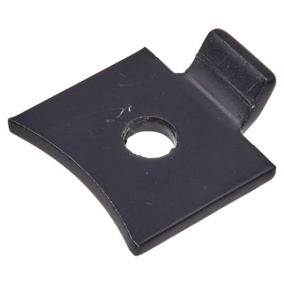 Standard Flat Bookcase Clip - Black Powder Coated - Pack of 10