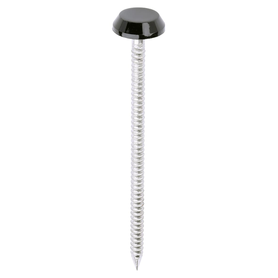 Polymer Headed Nails - 65mm Length - Black - Pack of 100