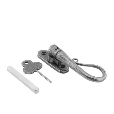 Shepherd's Locking Espagnolette Casement Window Handle - Right Hand - Pewter