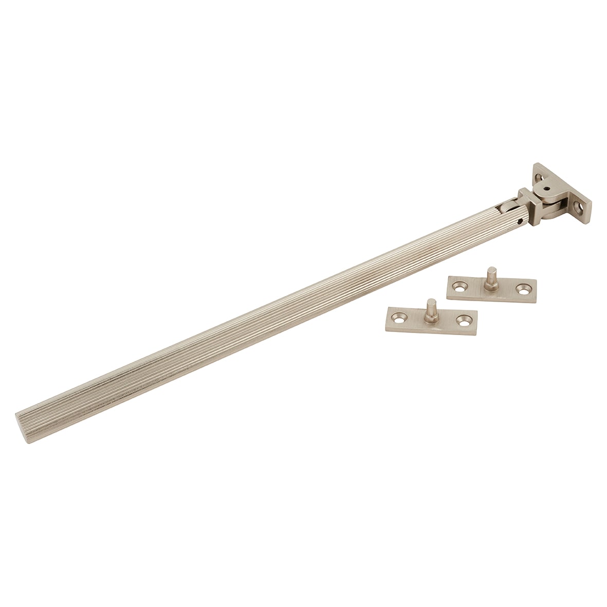 Aspen Lines Casement Window Stay - 10"/250mm Length - Satin Nickel