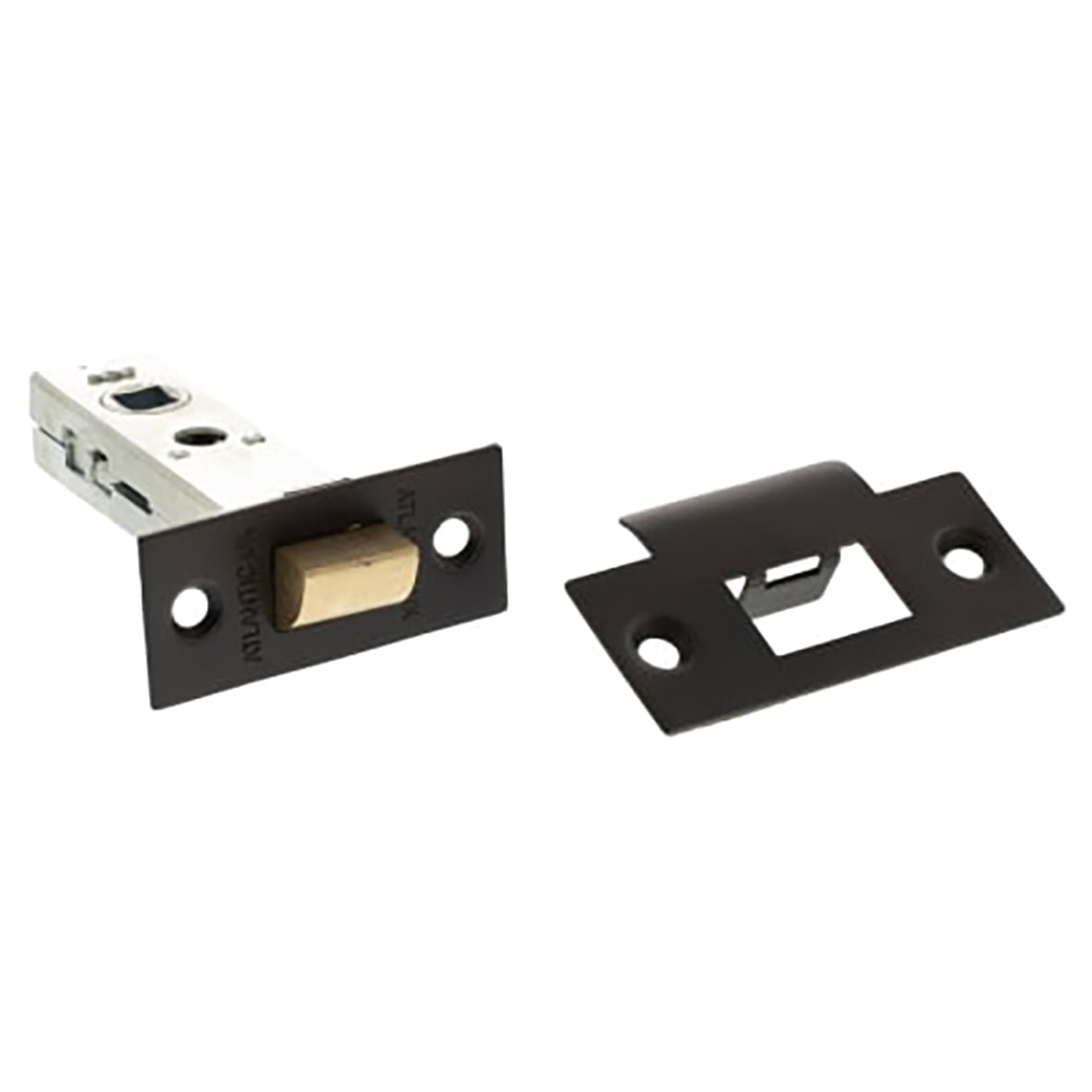Heavy Duty Tubular Latch - 80mm Case - 60mm Backset - Square - Urban Dark Bronze
