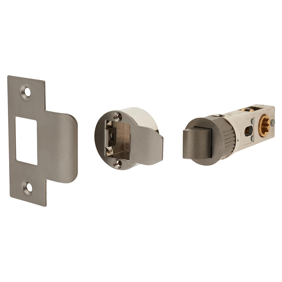 Smartlatch Pack - 57mm Backset - 3 x Ball Bearing Hinges - Graphite Grey