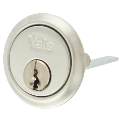 1109 Replacement Rim Cylinder - Polished Chrome - Keyed to Differ