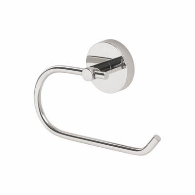 Romsey Round Toilet Roll Holder - 100 x 160 x 43mm - Polished Chrome