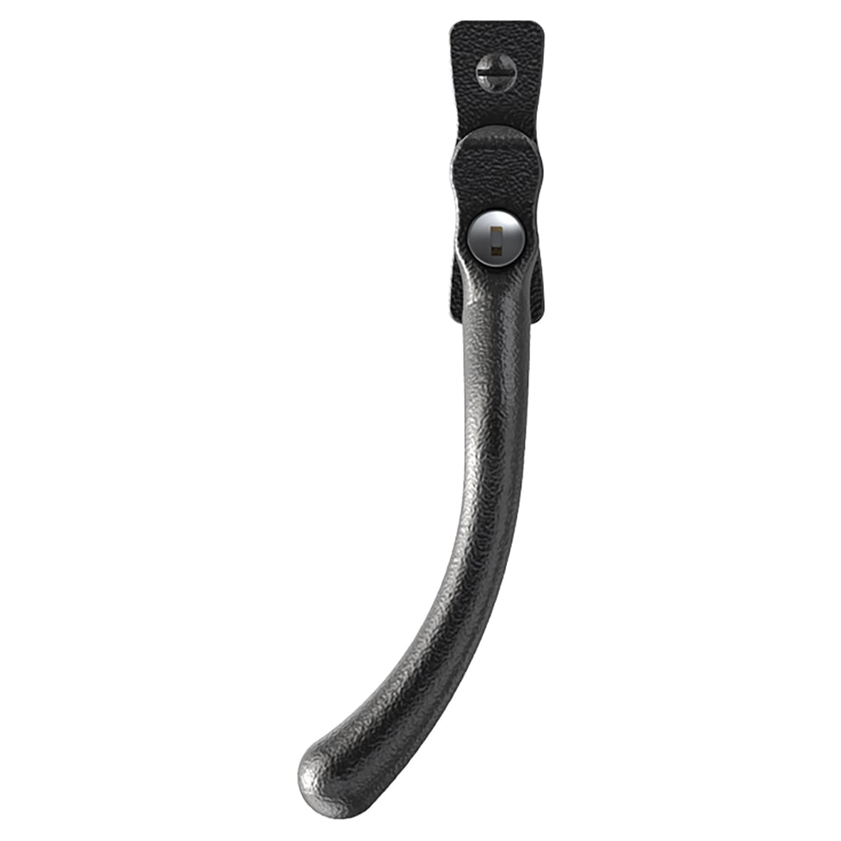 Heritage Pear Drop Locking Espagnolette Casement Window Handle - Left Hand - Heritage Black