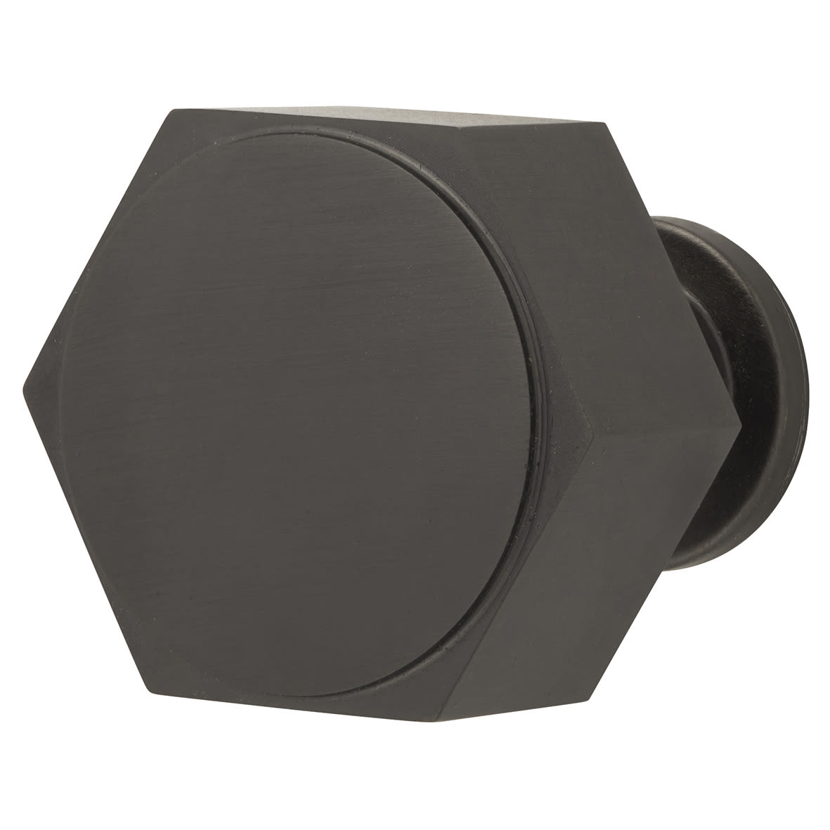 Vesper Hex Cabinet Knob - 33mm Diameter - Dark Bronze