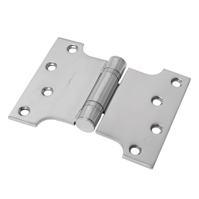 Max Parliament Hinge - 102 x 75 x 127 x 3.5mm - Polished Stainless Steel - Pair