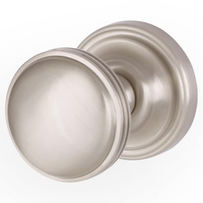 Marcus Satin Nickel Mortice Door Knob - 62mm Rose Diameter - Whitehall Range