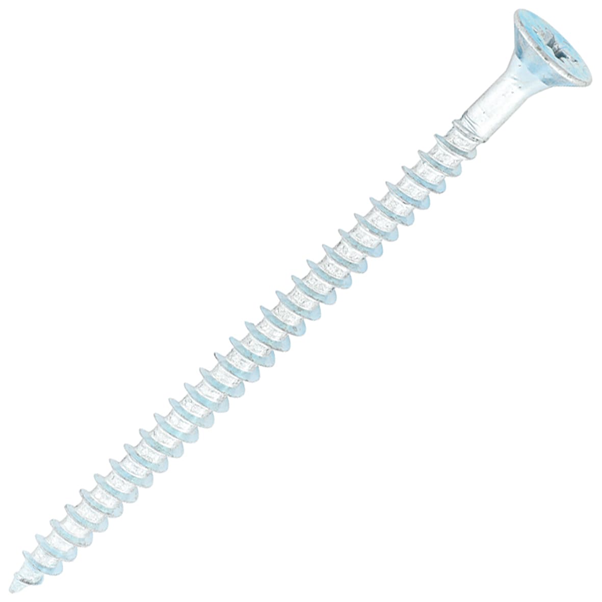 General Purpose Pozi Countersunk Chipboard Wood Screws - 5.0 x 80mm - Zinc Plated - Pk of 200