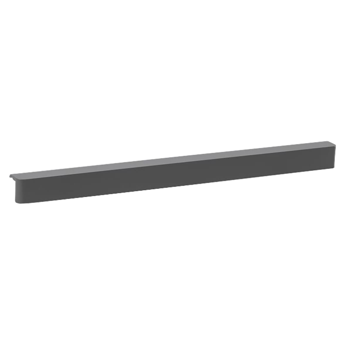 Top Track System - Decor Shelf Fascia - 490 x 40 x 35mm - Grey