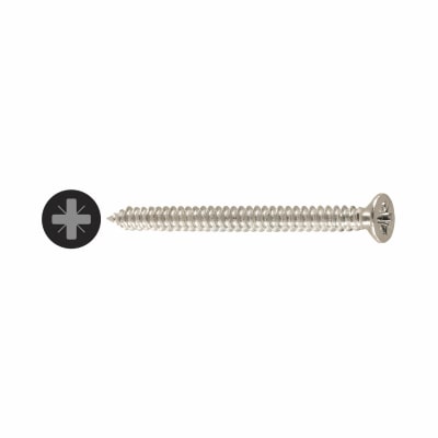 Self Tapping Screw - Countersunk Head - 8 x 1" - Pack of 18