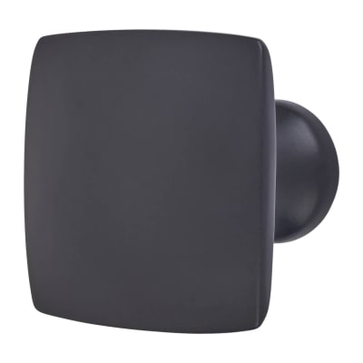 Rayon Square Cabinet Knob - 35 x 35mm - Matt Black