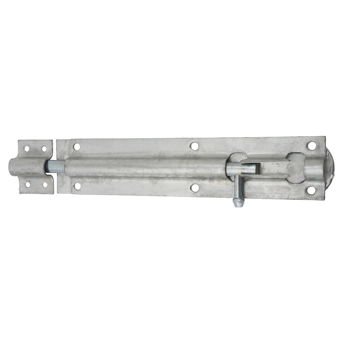 Traditional Tower Gate Bolt - Straight - 200mm Length - Galvanised