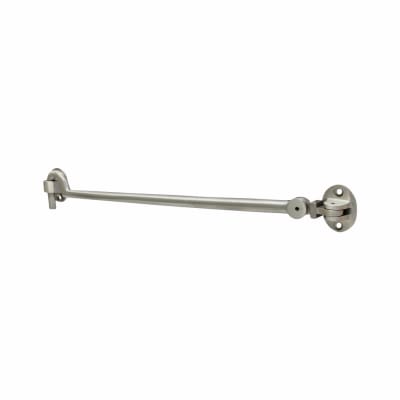 Heavy Duty Cabin Hook & Eye - 300mm Length - Satin Nickel