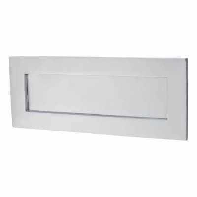 Letter Plate - 254 x 102mm - Polished Chrome
