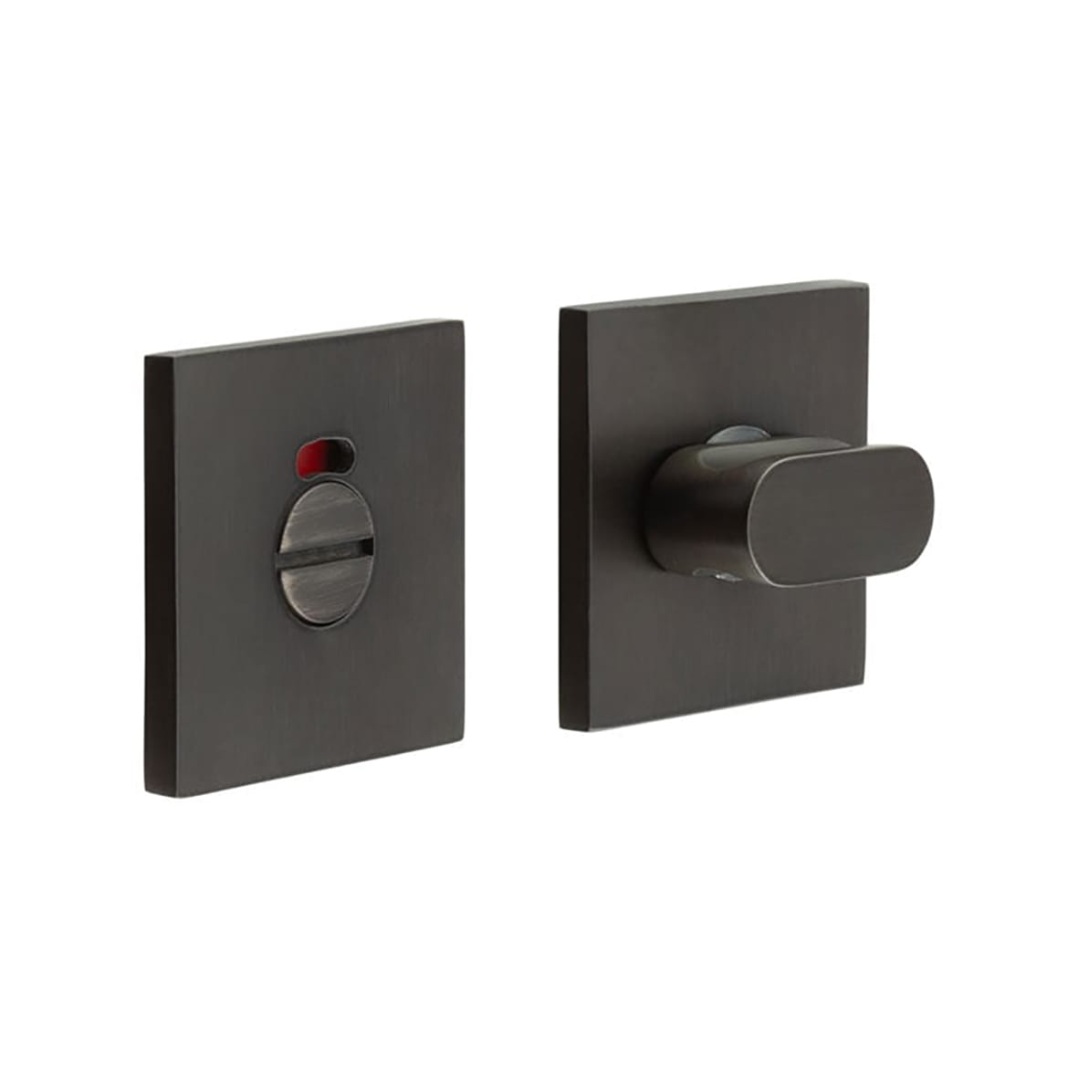 Square Turn & Release with Indicator - 54 x 54mm - Dark Bronze
