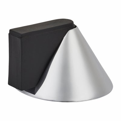 Designer Conical Floor Door Stop - 40 x 32mm - Polished Chrome