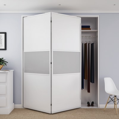 Bifold 14 Sliding Door Kit - 1600mm Track - 4 Doors 2 Ways - 14kg Max Door Weight