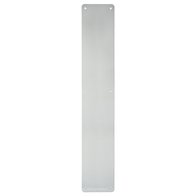 Aluminium Plain Finger Plate - 600 x 100 x 1.5mm - Satin Anodised