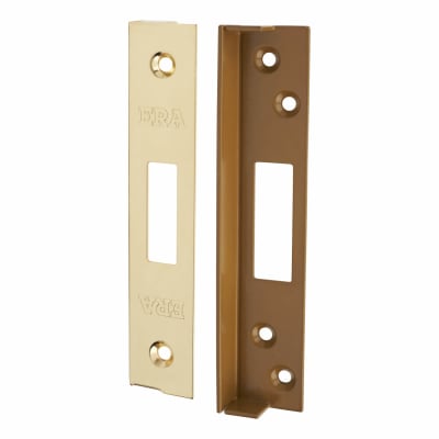13mm Rebate Kit to suit Fortress:2007 5 Lever Deadlock - Polished Brass