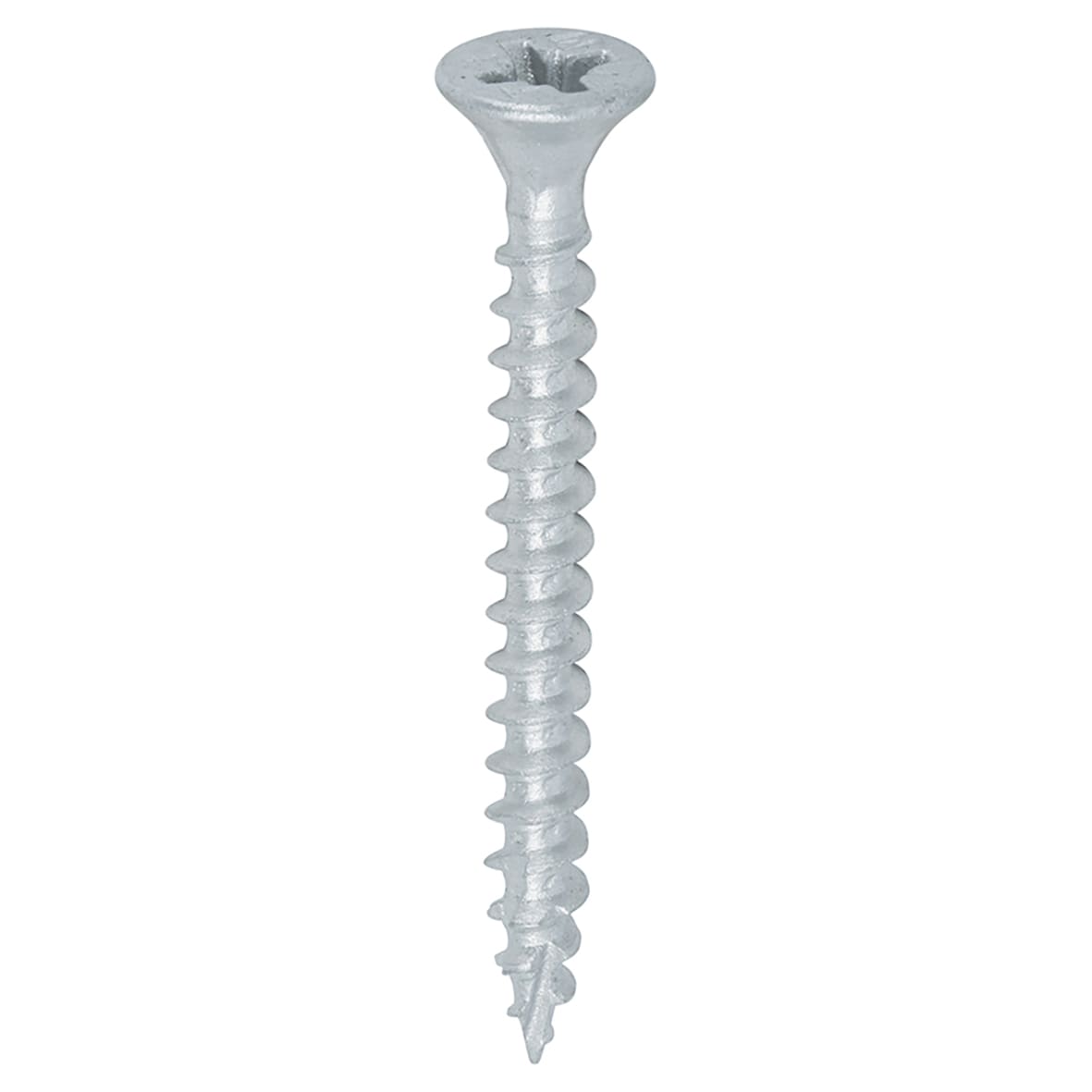 C2 Exterior Pozi Countersunk Wood Screws - 4.0 x 40mm - Silver Organic - Pack of 200