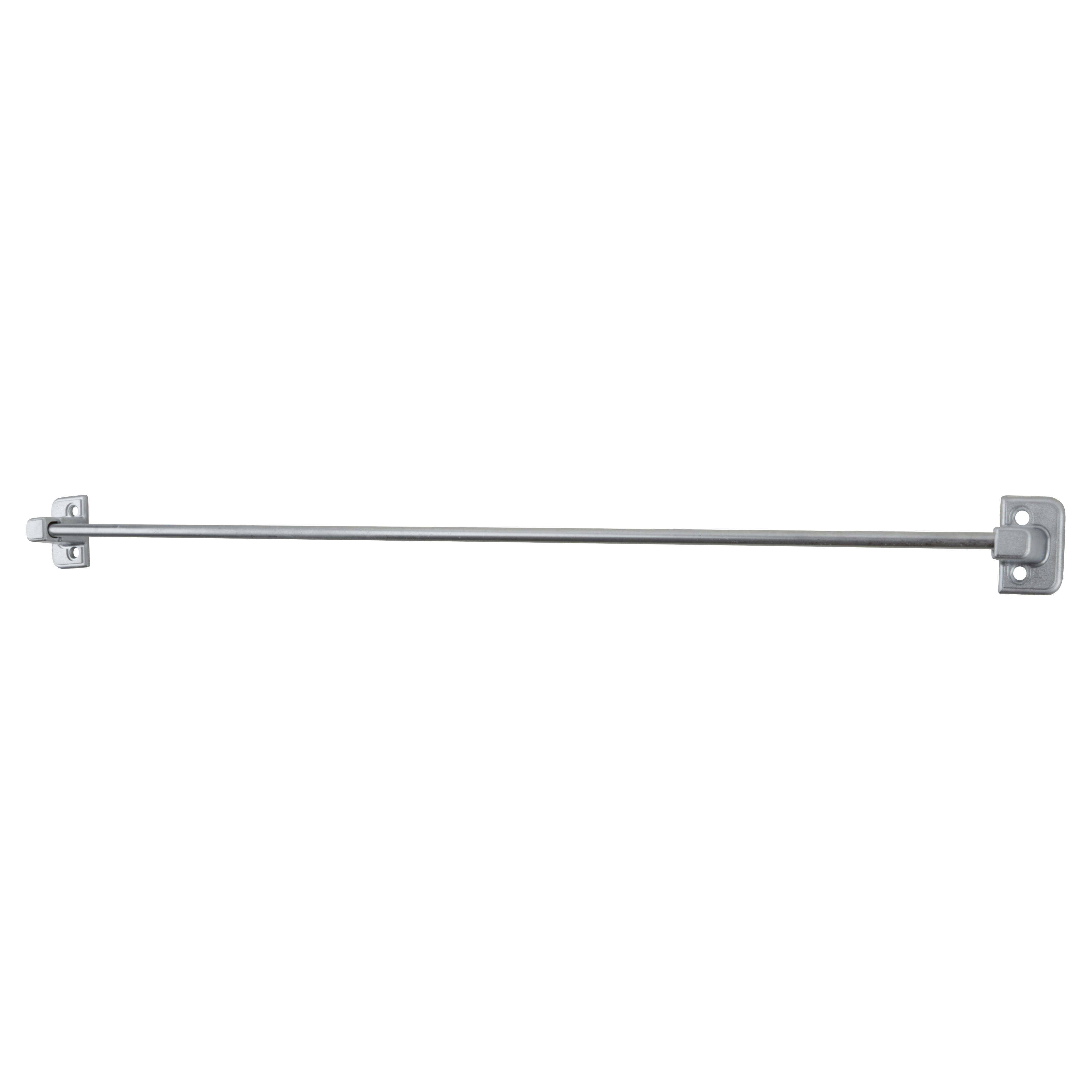 Wardrobe Door Belt / Tie Rail - 380 x 30 x 21mm - Satin Chrome