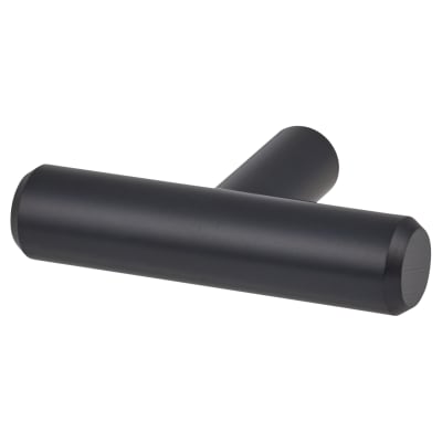12mm T-Bar Cabinet Knob - 50 x 32mm - Matt Black