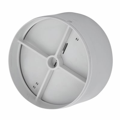 Back Draught Shutter - 4"/100mm - White