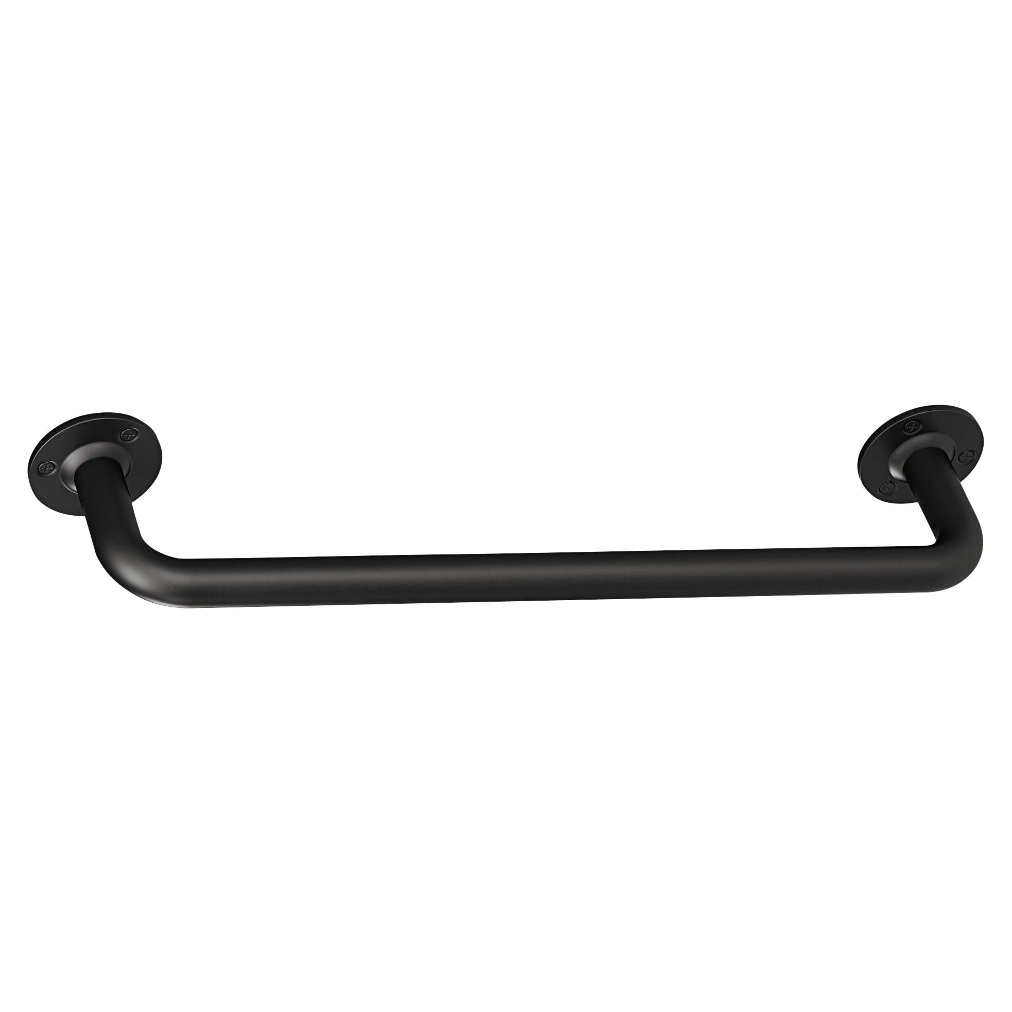 25mm Steel Grab Rail - 457mm Length - Matt Black