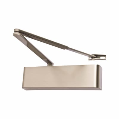 Overhead Fire Door Closer - Power Size 2-5 - Push/Pull - Satin Stainless Steel