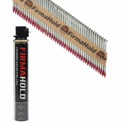 FirmaHold First Fix Nail and Gas - Ring - 34° Angled - 2.8 x 50mm - FirmaGalv - 1 Fuel Cell