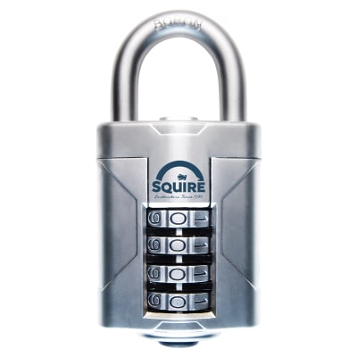VULCAN COMBI 50 Combination Open Shackle Padlock - 50mm Body - 26 x 22.6mm Shackle - Blue