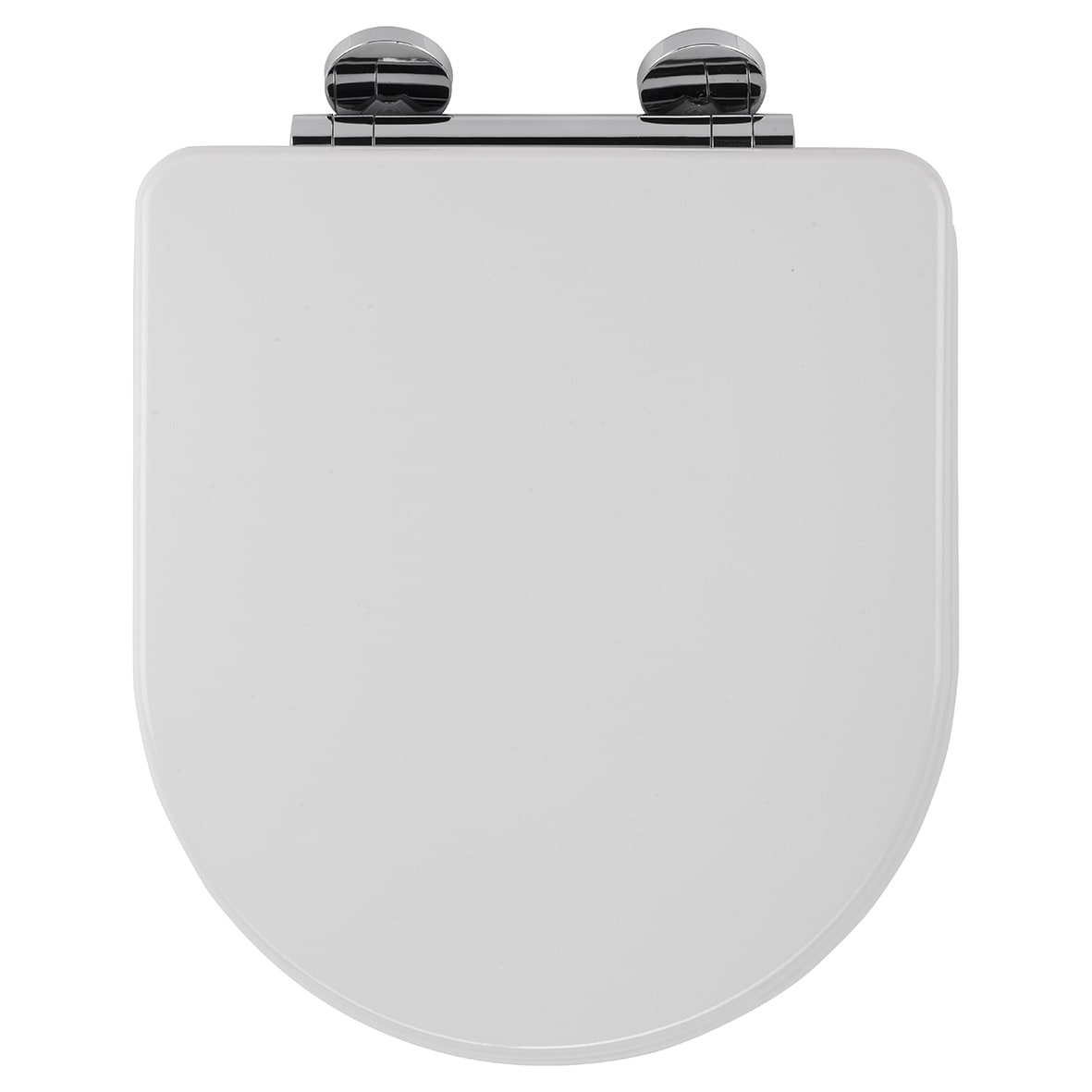 Garda Flexi-Fix Soft Close Wooden Toilet Seat - White