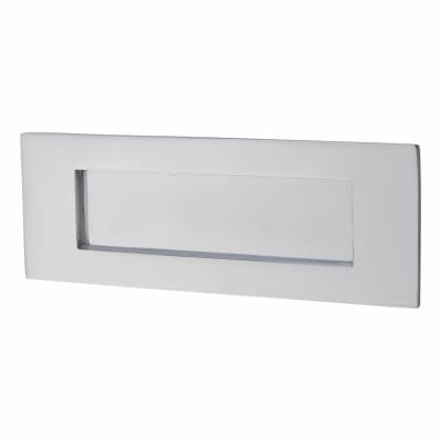 Letter Plate - 205 x 75mm - Polished Chrome