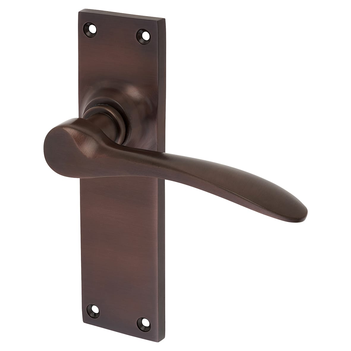 Antique Bronze Latch Door Handles - Buckingham Range - 152 x 41mm