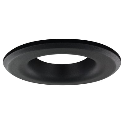 LED Lux Fire Fixed Fire Rated Downlight Bezel - Black 672082P