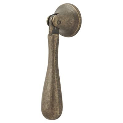 Antique Style Pendant Cabinet Drop Handle - 60mm Centres - Antique Brass