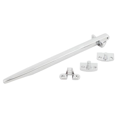 Timber Range Casement Window Stay - 11"/280mm Length - Bright Chrome