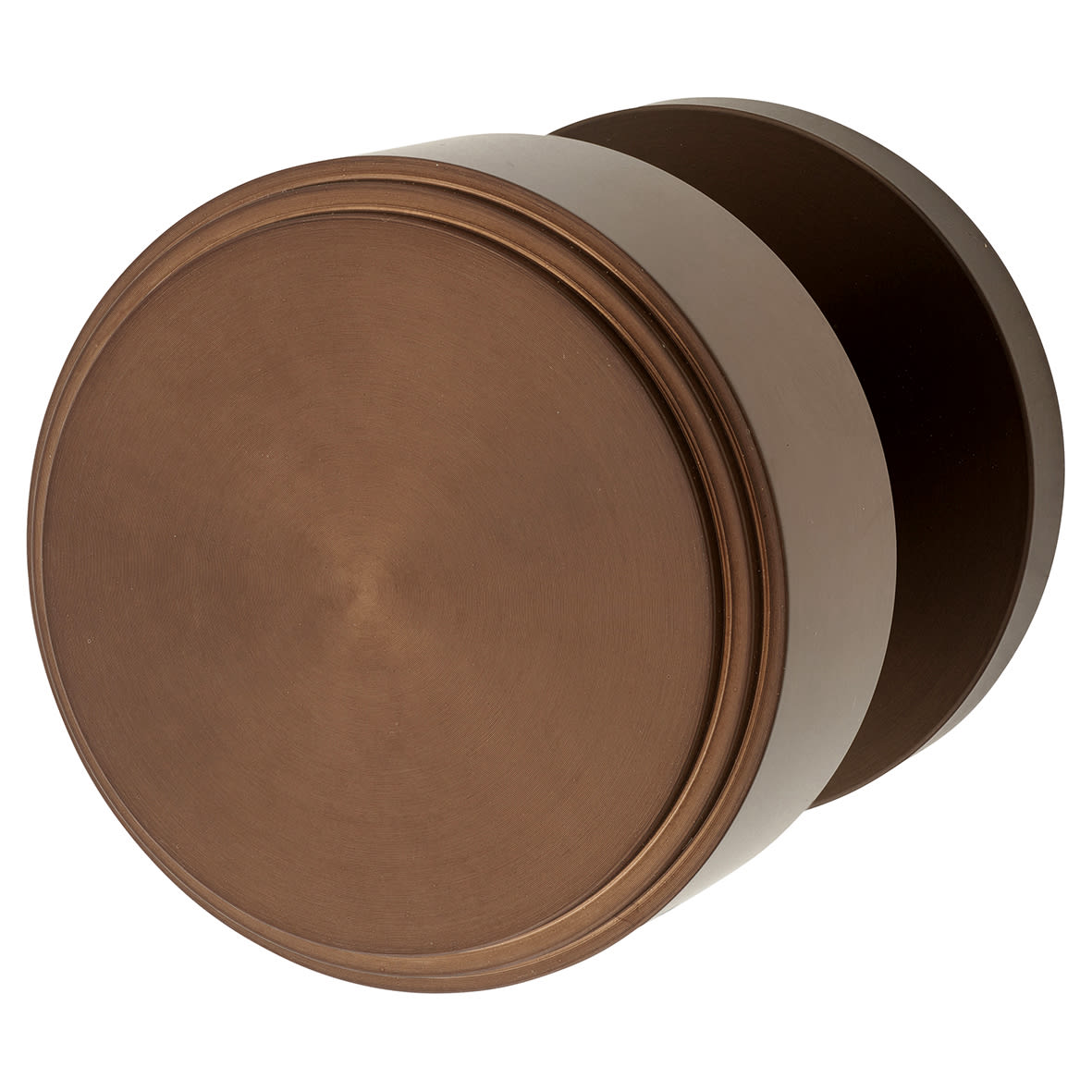 Dark Bronze Step Mortice Door Knob - 60mm Rose Diameter