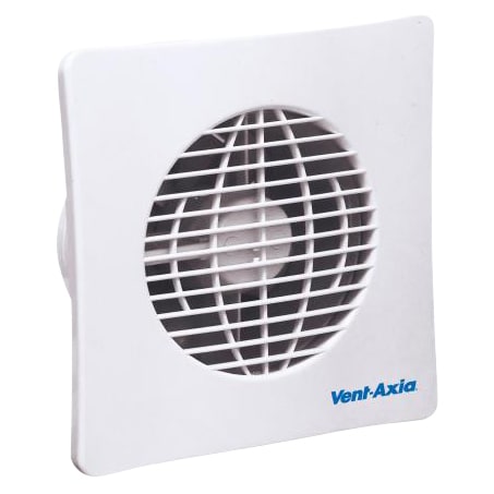 Basic BAS150SLB Axial Bathroom and Kitchen Extractor Fan - White