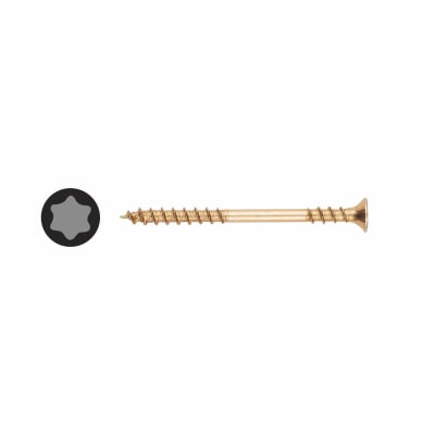 T-Star Plus Flooring Torx Countersunk Wood Screws - 4.5 x 60mm - WIROX - Pack of 300