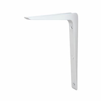 Aluminium Shelf Bracket - 200 x 300mm - White