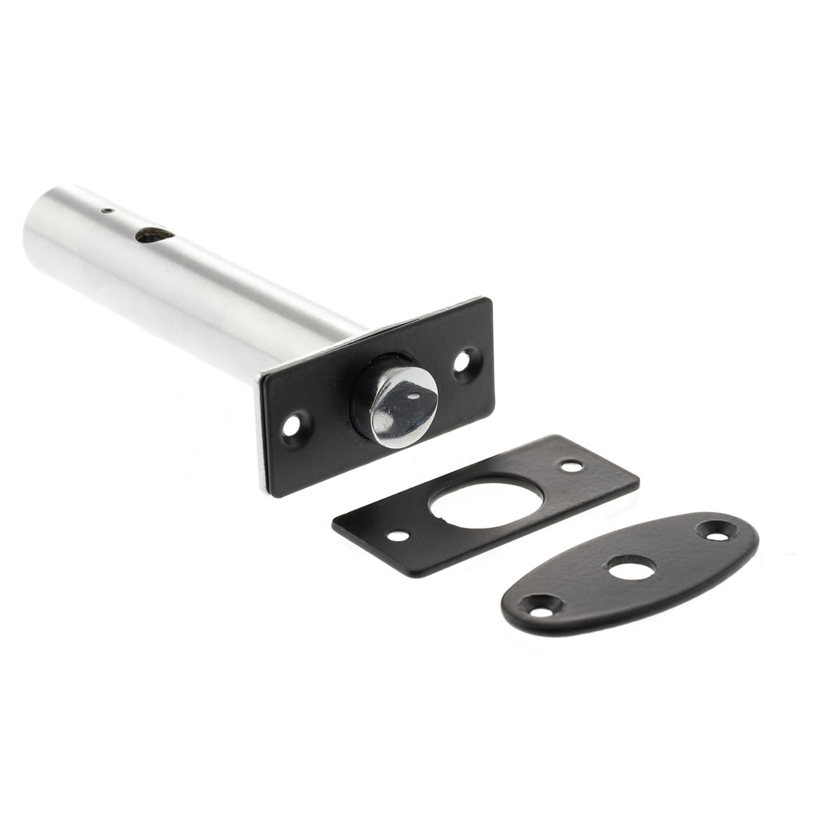 Door Rack Bolt - 59mm Backset - Matt Black 734392P