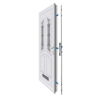 Doormaster Universal uPVC Multipoint Door Lock - 2 Mushroom 2 Roller - 45mm Backset - 92mm c/c