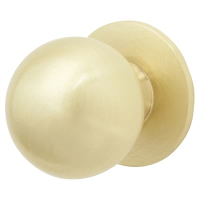 Ball Cabinet Knob - 25mm Diameter - Satin Brass
