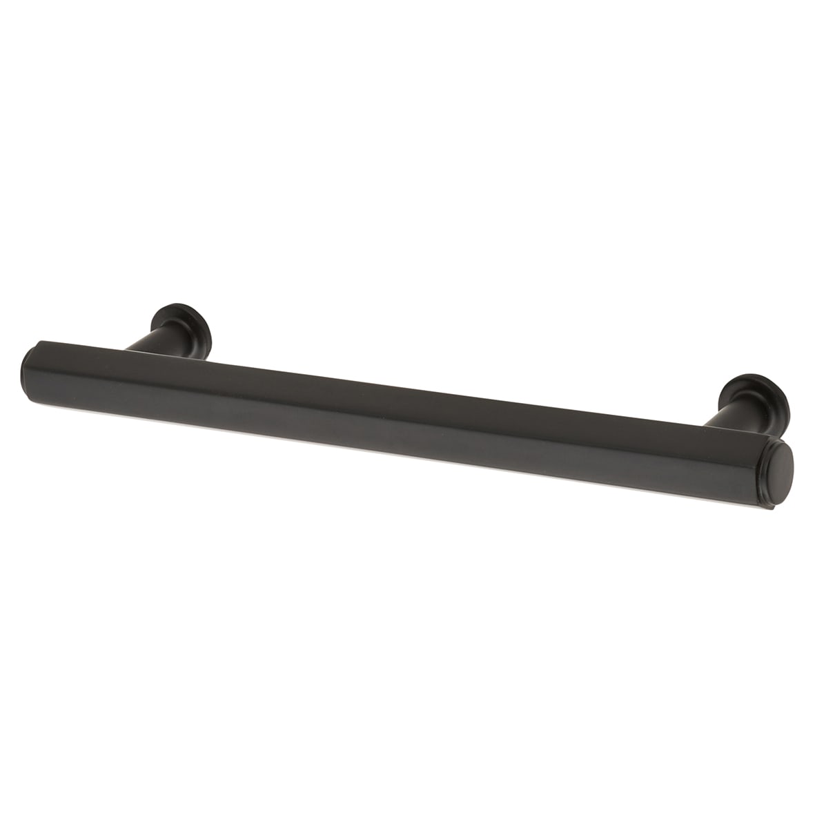 Vesper Hex 14mm T-Bar Cabinet Pull Handle - 128mm Centres - Matt Black